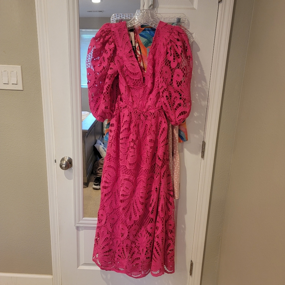 Vici Vivianna Eyelet Maxi Dress - Brand New!